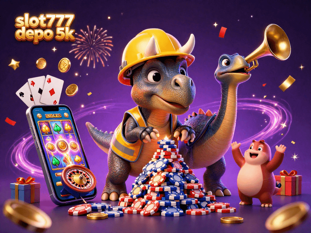 Experience thrilling wins at slot777 depo 5k with colorful slot games and exciting gameplay.