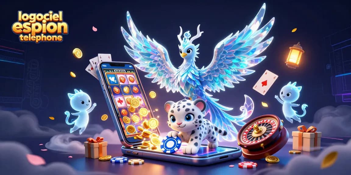 Découvrez le logiciel espion téléphone dans un univers de jeux de casino avec des personnages dynamiques et des éléments de jeu captivants.