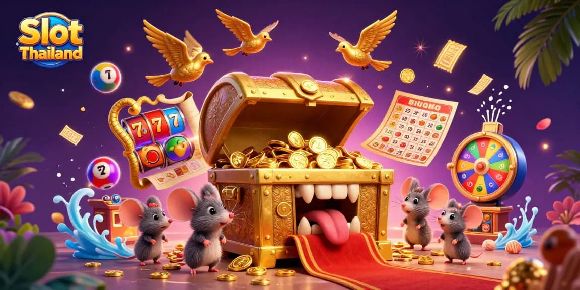 Slot Thailand menawarkan keseruan permainan slot dengan harta karun berkilau dan kegembiraan jackpot.