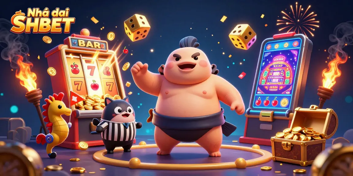 Spin the reels at Nhà cái SHBET with vibrant 3D graphics and jackpots bursting with coins.