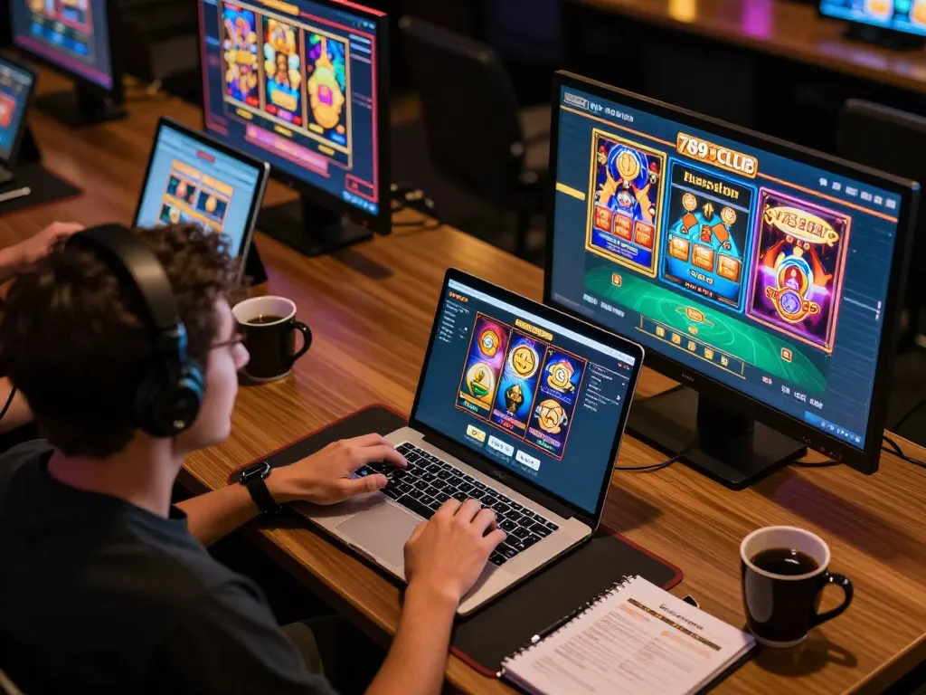 Players enjoy their time gaming on the 789 club app using multiple devices while planning strategies.