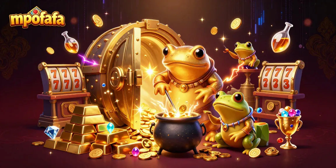Engage with mpofafa's interactive slot experience featuring golden animations and rich details.
