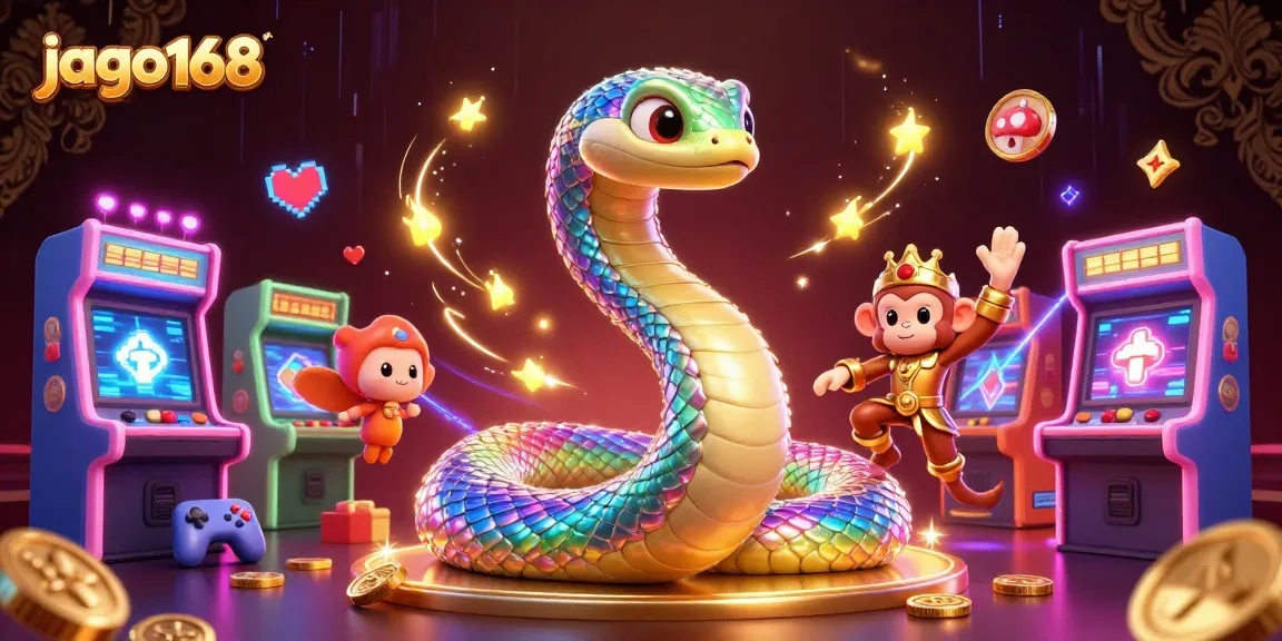 Experience the excitement of jago168 with immersive golden animations and vibrant casino elements.