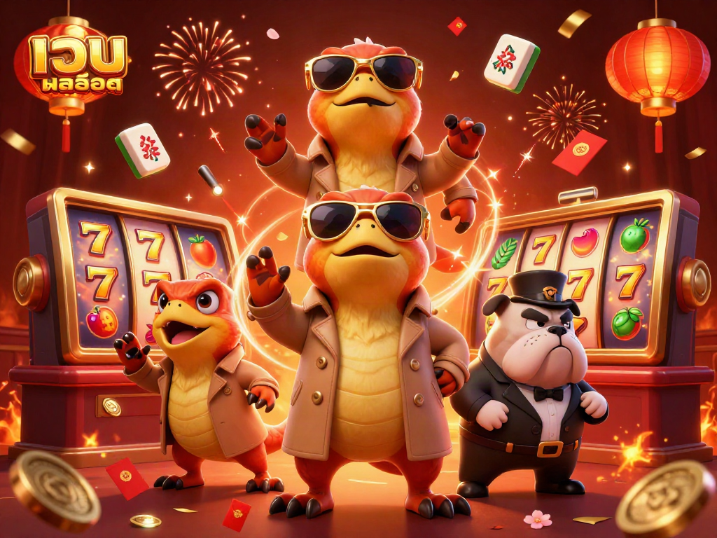 Experience excitement with เว็บสล็อต as raptors try to sneak into a VIP casino.