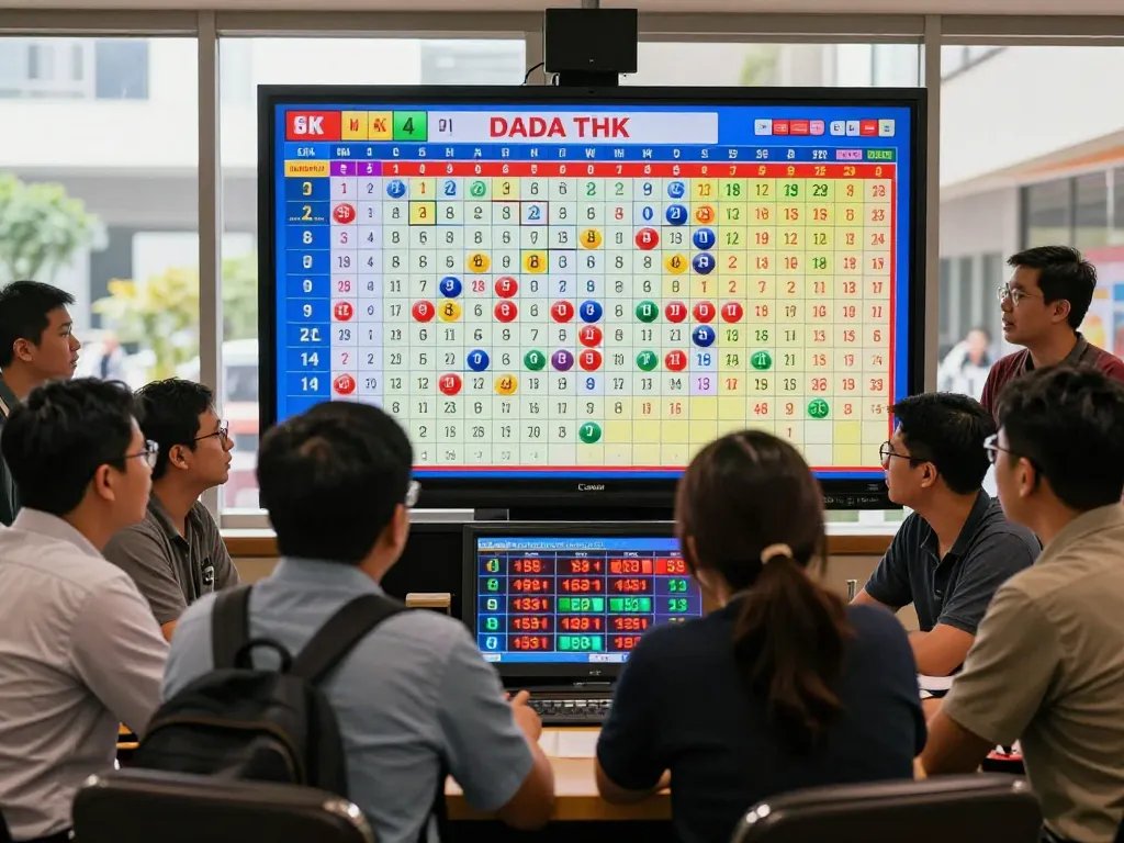 Exciting live draw scene showing Togel Hongkong participants engaging with Data HK results.