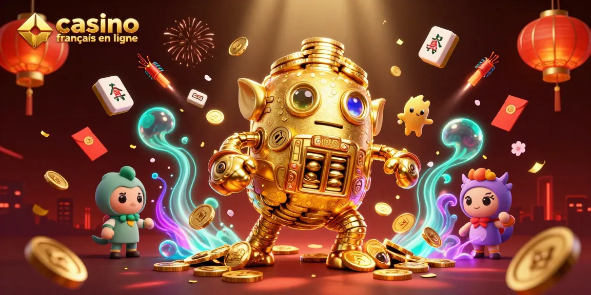 Jouez à des jeux captivants sur un casino français en ligne avec cette illustration dynamique.