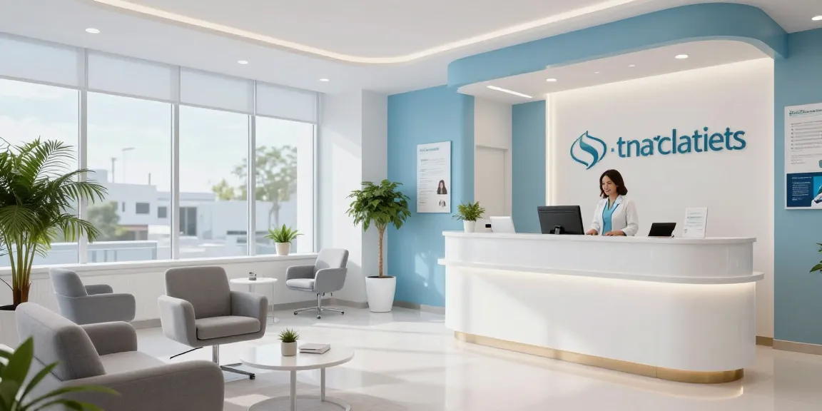 Hair transplant Turkey clinic reception area with healthcare providers, welcoming environment, patient care services.
