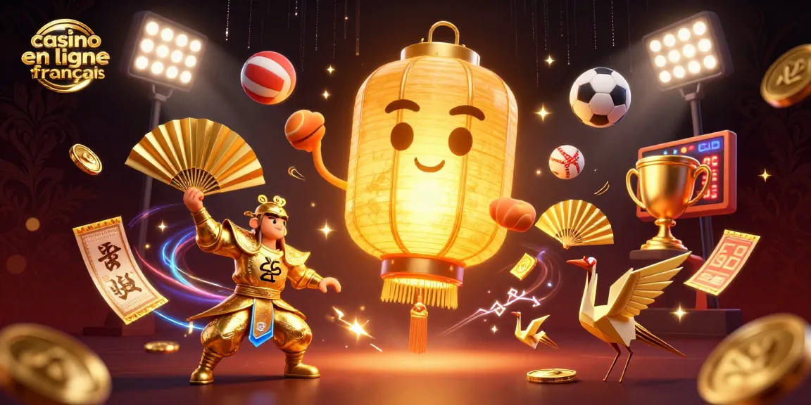 Découvrez l'univers captivant du casino en ligne français avec des esprits dorés, des guerriers de papier et des symboles de chance.