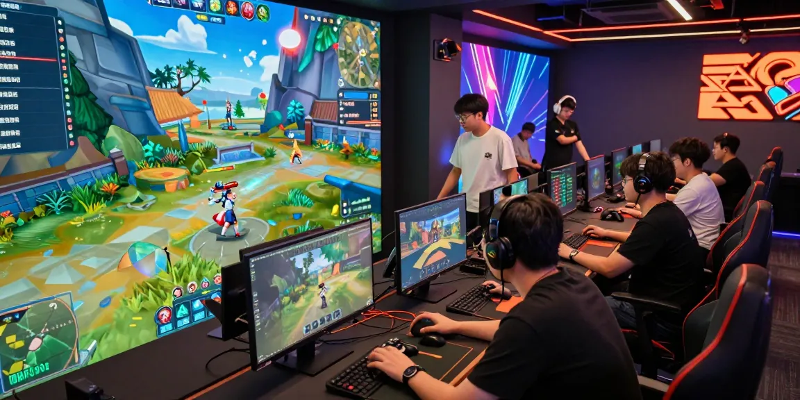 Engaging online gaming scene showcasing rokok88 daftar avatars in an exciting virtual arena.