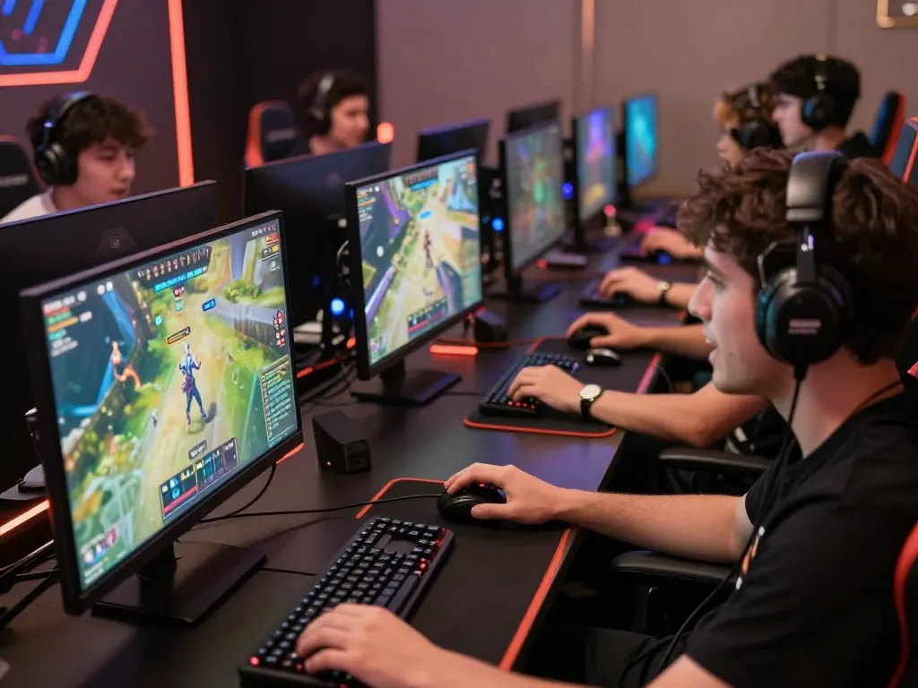 KPK100 online gamers enjoying competitive gameplay in a vibrant virtual community.