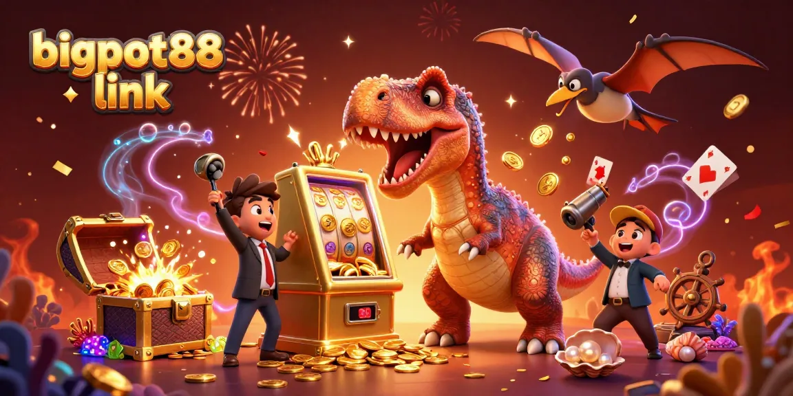 Experience thrilling wins with bigpot88 link as a pachycephalosaurus triggers jackpot coins!
