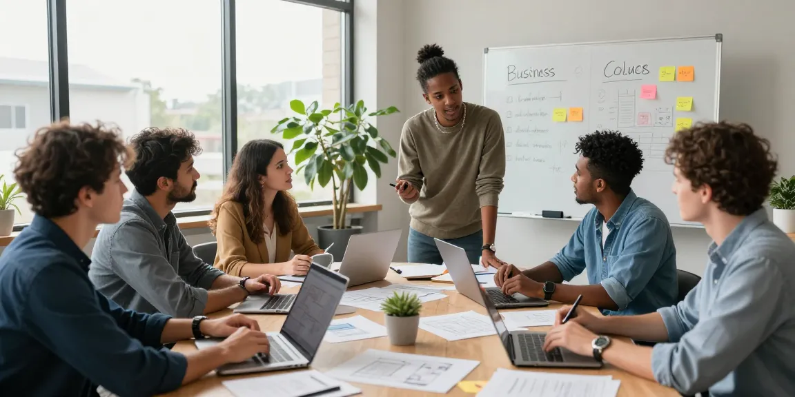 Business collaboration at https://www.startsomethingpc.com showcasing entrepreneurs brainstorming and strategizing.