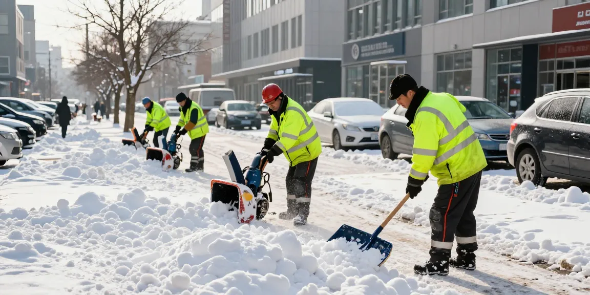 Professionelle Schneeräumen Firma Dortmund befreit Gehwege von Schnee, sorgt für sichere Zugänglichkeit in der Stadt.