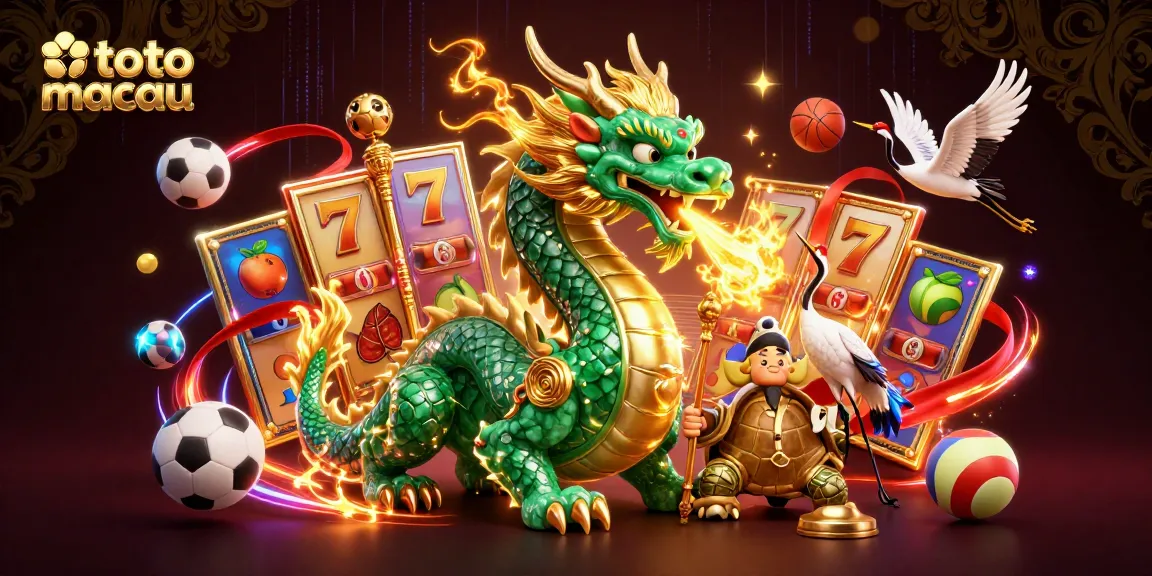 Experience exciting wins with toto macau slots featuring a vibrant 3D scene.