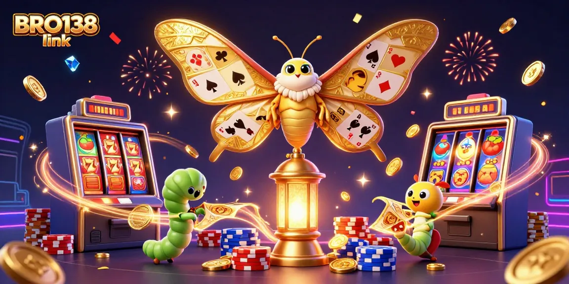 Experience the excitement of BRO138 link with vibrant casino elements and captivating visuals.