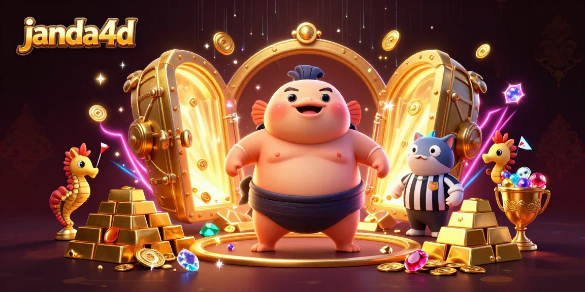 Permainan slot di JANDA4D dengan karakter unik dalam ilustrasi 3D yang menakjubkan.