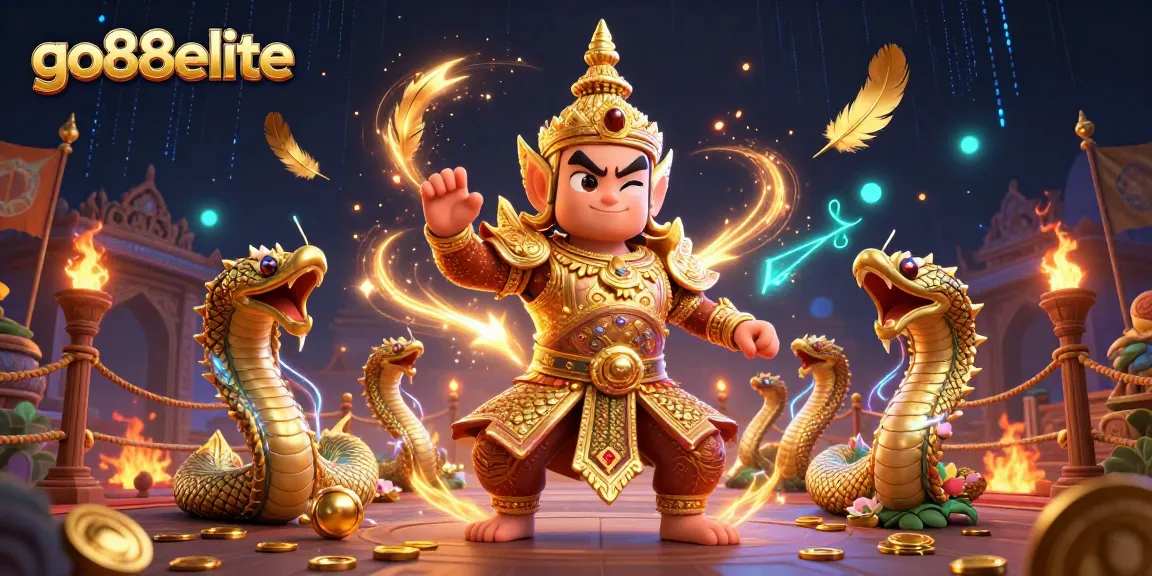 Experience winning gameplay with go88elite in a vibrant 3D casino atmosphere filled with action.