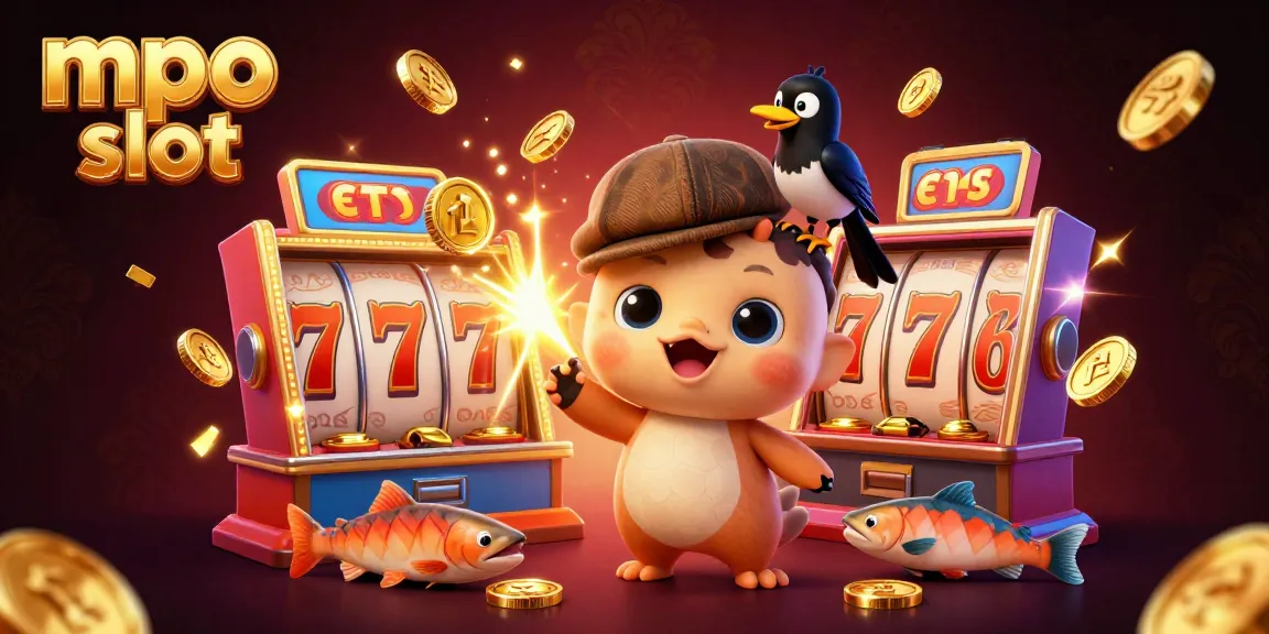 Spin the mpo slot with exciting features including a cartoon Nessie and dynamic slot game elements.