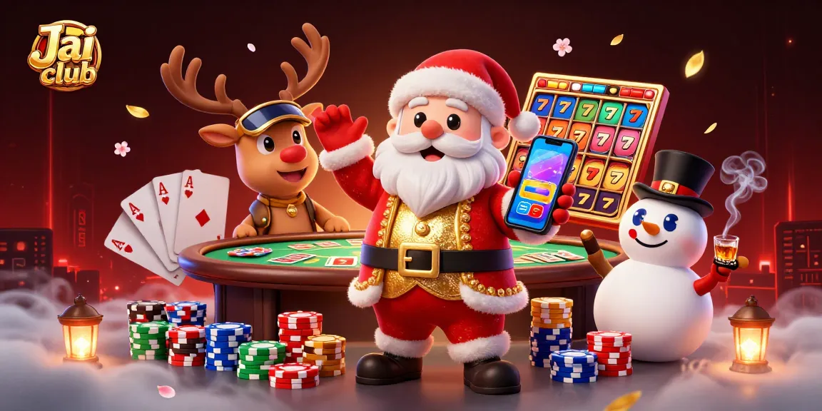 Engage with Jai club’s vibrant lottery games featuring colorful slot symbols and festive characters.