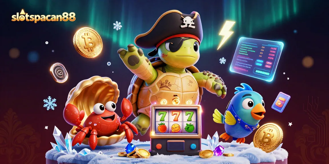 Experience thrilling wins with slot spaceman88 featuring vibrant characters and casino elements.